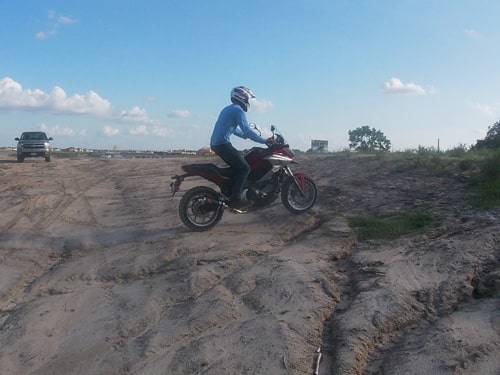 Honda nc700x off store road